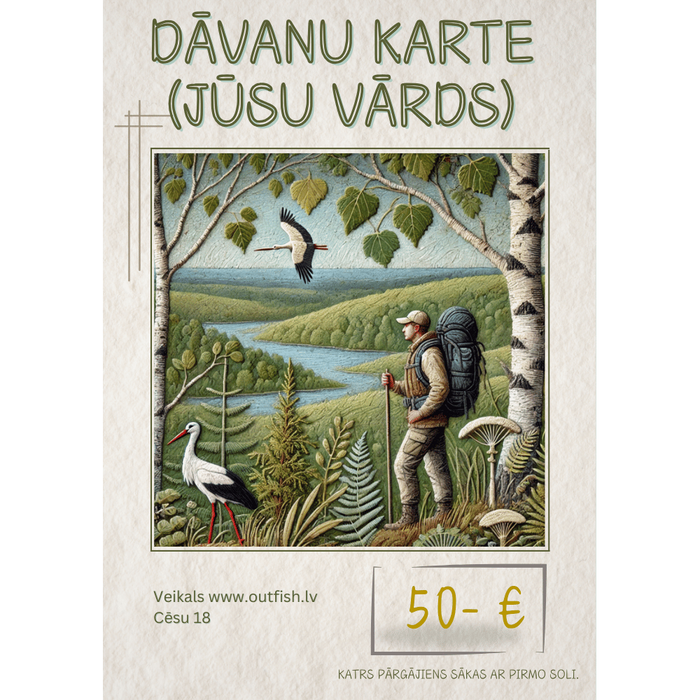 Dāvanu Karte "Ceļotājs"