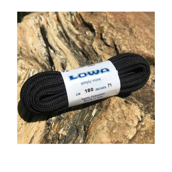 LOWA Trekking Shoelaces — 180 cm — Black