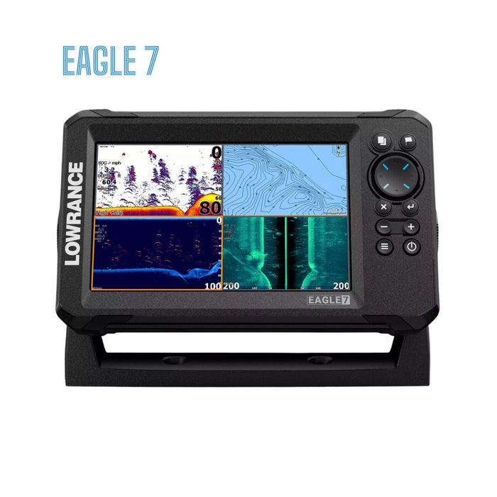 Lowrance Eagle 7" eholote ar TripleShot HD devēju