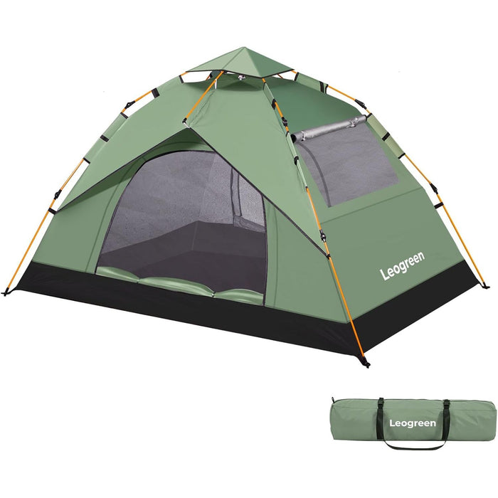 Leogreen Pop Up Camping Tent 3-4 Person