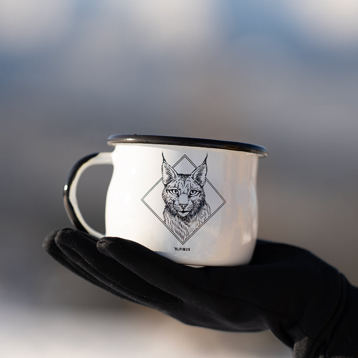 Alpinus Lynx Enamel Mug 280 ml