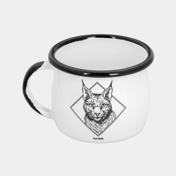 Alpinus Lynx Enamel Mug 280 ml