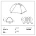 Alpinus Velebit 3 Tent