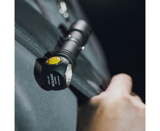 Armytek Wizard C2 Pro ar baltu gaismu – daudzfunkcionāls LED galvas lukturis, produkta foto 9