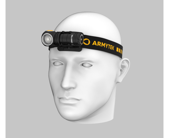 Armytek Wizard C1 Pro ar baltu gaismu – kompakts LED galvas lukturis, produkta foto 4