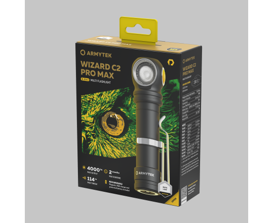 Armytek Wizard C2 Pro Max ar baltu gaismu – jaudīgs LED galvas lukturis, produkta foto 30